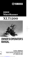 Yamaha XLT1200 WaveRunner 2002 Owner's/Operator's Manual