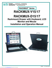 NTI RACKMUX-D15 Installation And Operation Manual