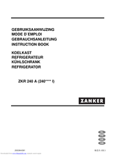 ZANKER 240**** I Instruction Book