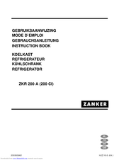 ZANKER 200 CI Instruction Book