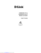 D-Link 1000BASE-LX User Manual