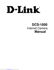 D-Link DCS-1000 Manual