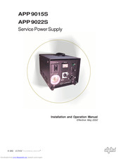 Alpha Technologies APP 9015S Installation And Operation Manual