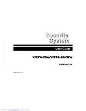 ADEMCO VISTA-20SE User Manual