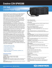 Crestron C2N-SPWS300 Specifications