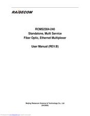 Raisecom RCMS2304-240 User Manual