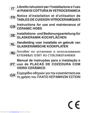 ZANKER CERAMIC HOBS Instructions Manual