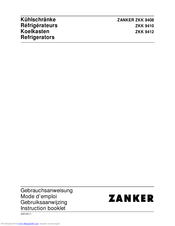 Zanker ZKK9412 Instruction Booklet