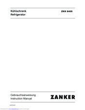Zanker ZKK8409 Instruction Manual