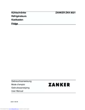 ZANKER ZKK8021 User Manual