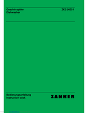 Zanker ZKS 5620 I Instruction Book