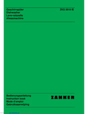 ZANKER ZKS 5619 IE Instruction Book