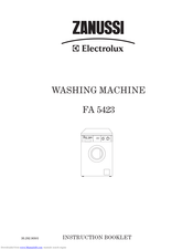 Zanussi Electrolux FA5423 Instruction Booklet