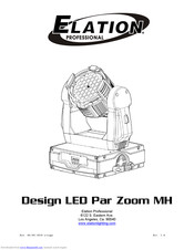 Elation Design LED Par Zoom MH User Manual