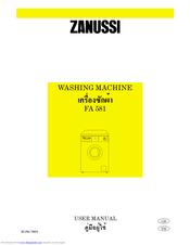 ZANUSSI FA589 User Manual