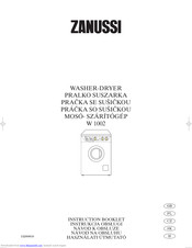 ZANUSSI W1002 Instruction Booklet