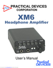 PRACTICAL DEVICES XM6 User Manual