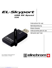 Elinchrom EL-Skyport 19348 Instructions For Use Manual
