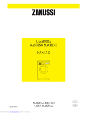 ZANUSSI FA835E User Manual