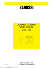 ZANUSSI WDJD 1082 Instruction Booklet