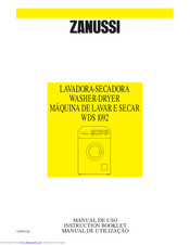ZANUSSI WDS 1092 Instruction Booklet