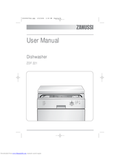 Zanussi ZDF 221 User Manual