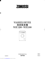 Zanussi WJE 1200 User Manual