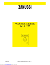 ZANUSSI WJS 1272 Instruction Booklet