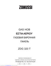 ZANUSSI ZDG 320 T Instruction Booklet
