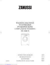 ZANUSSI FE 1026 N Instruction Booklet