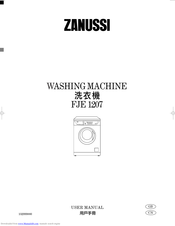ZANUSSI FJE 1207 User Manual
