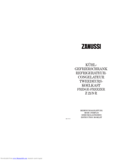 ZANUSSI Z 21/9 R Instruction Booklet