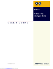 Allied Telesis AT-8116 User Manual