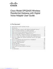 Cisco DPQ2425 User Manual