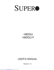 Supero H8DGU User Manual