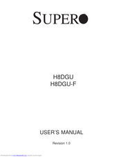 Supero H8DGU-F User Manual