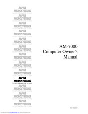 Alpha AM-7000 Owner's Manual