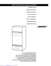 Bose Panaray 502 Installation Manual