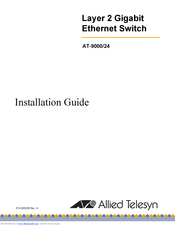 Allied Telesis AT-9000/24 Installation Manual