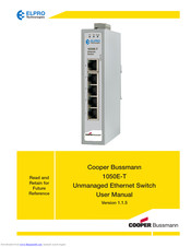 Cooper Bussmann 1050E-T User Manual