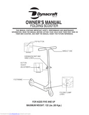 Dynacraft FOLDING SCOOTER Owner's Manual