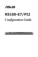 ASUS RS100-PI2 Configuration Manual