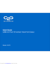 C2G 81672 User Manual