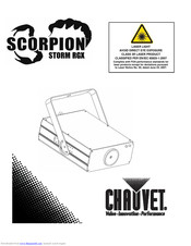 Chauvet Scorpion Storm RGX User Manual