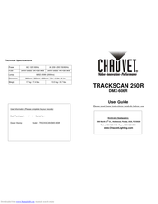 Chauvet TRACKSCAN 250R DMX-606R User Manual