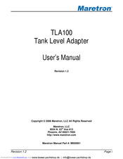 Maretron TLA100 User Manual
