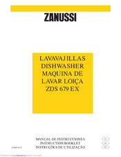Zanussi ZDS 679 EX Instruction Booklet