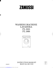 ZANUSSI FL 1008 Instruction Booklet