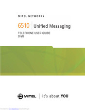 Mitel 6510 User Manual