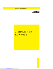 ZANUSSI ZDW 946 S Instruction Booklet